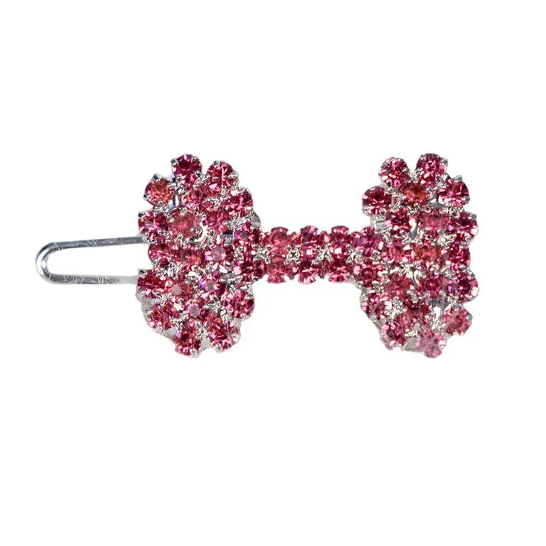 - Solid wood cat climbing frame customizedCrystal Bone Dog Barrette Pink