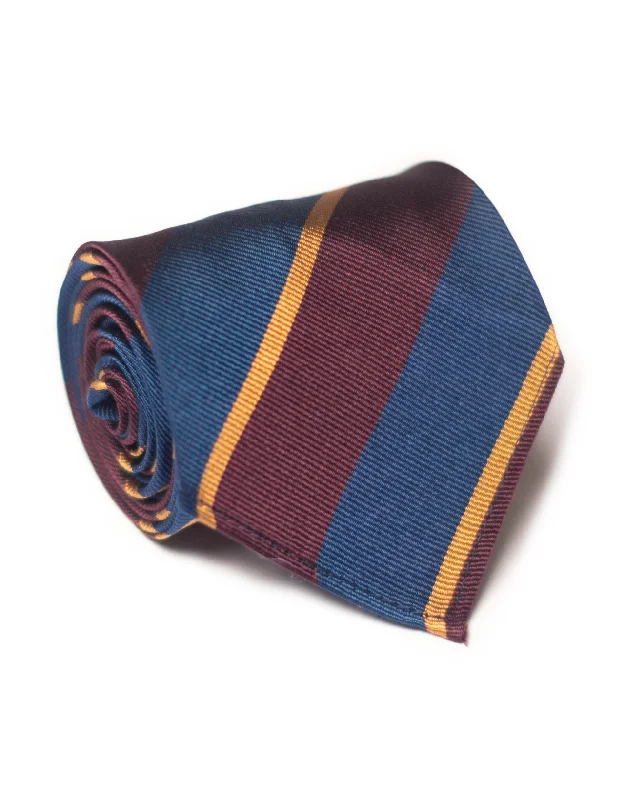 - ​​Christmas pet Christmas clothingREGIMENTAL STRIPE UNLINED TIE  - CITY OF LONDON