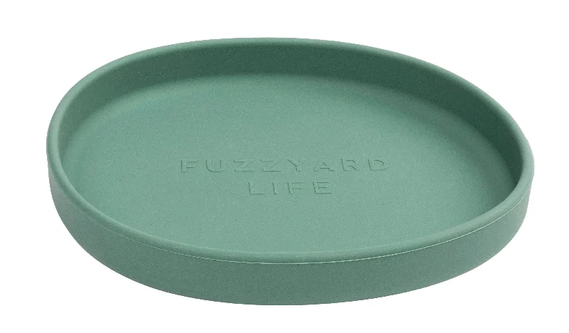 - Natural latex pet mattressFuzzYard Life Silicone Cat Dish - Myrtle Green