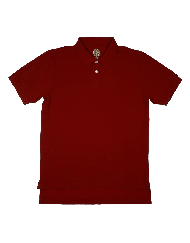 - Deodorizing cat litter tofu litterSOLID PIQUE POLO - BURGUNDY