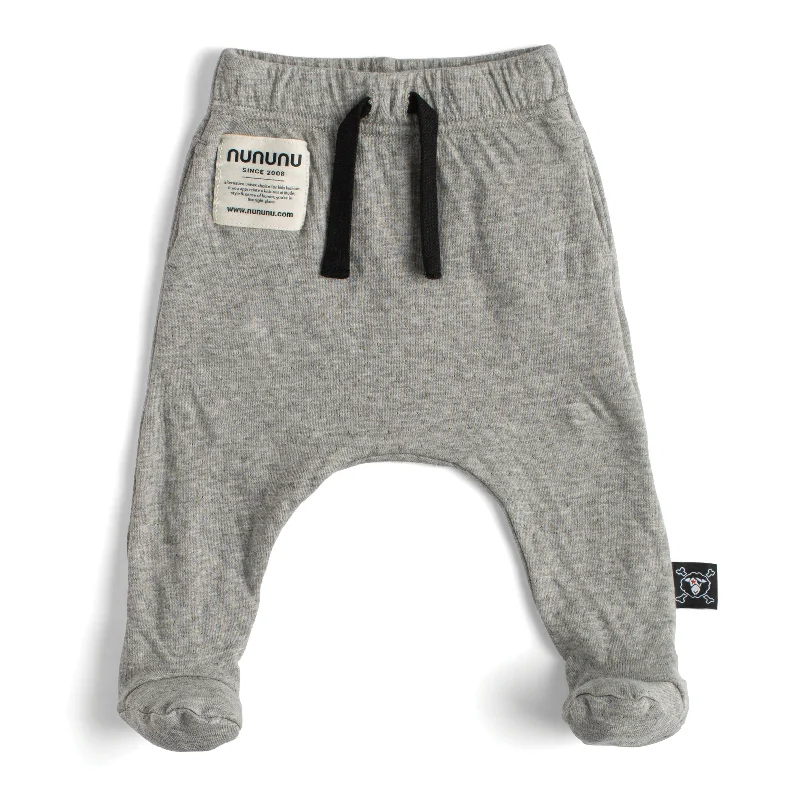 - Winter dog thick down jacketNUNUNU Heather Grey Soft Roar Footed Baggy Pants