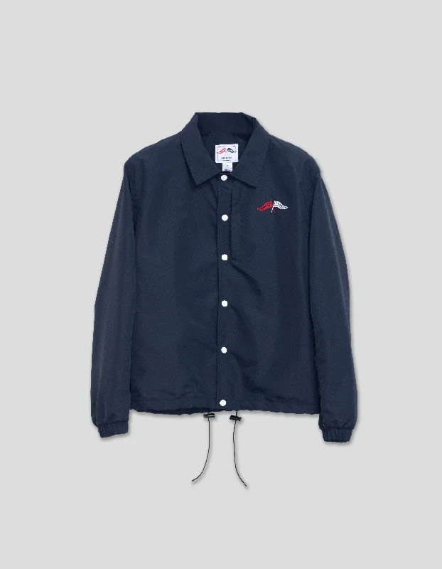 - Air box TSA certified check-inJ.PRESS x BOATHOUSE SOLID COACHES JACKET - NAVY