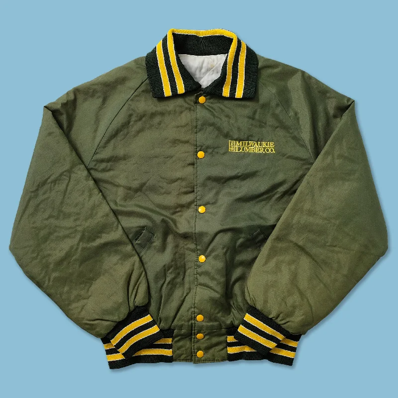 ---Vintage Light Padded Varsity Jacket Large
