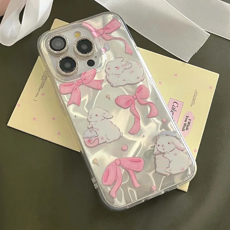  -Anti-scratch sofa protective coverBunnies and Bows iPhone Case