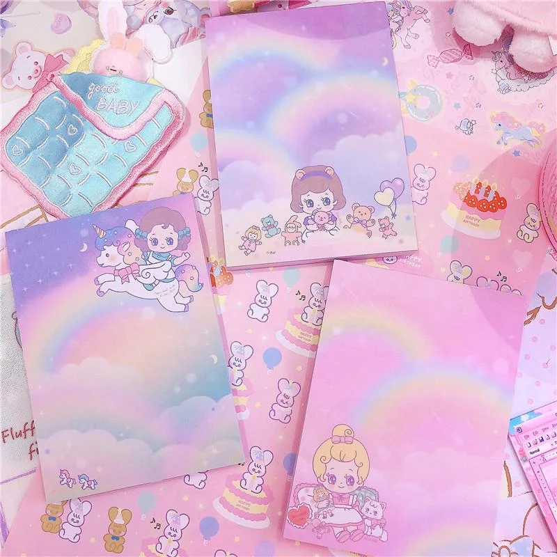  -Non-contact cat thermometerPastel Rainbow Baby Stationery Pad