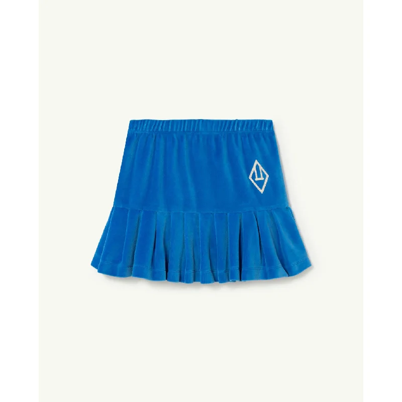 - Foldable and portable cat bagThe Animals Observatory Blue Logo Velvet Bird Skirt