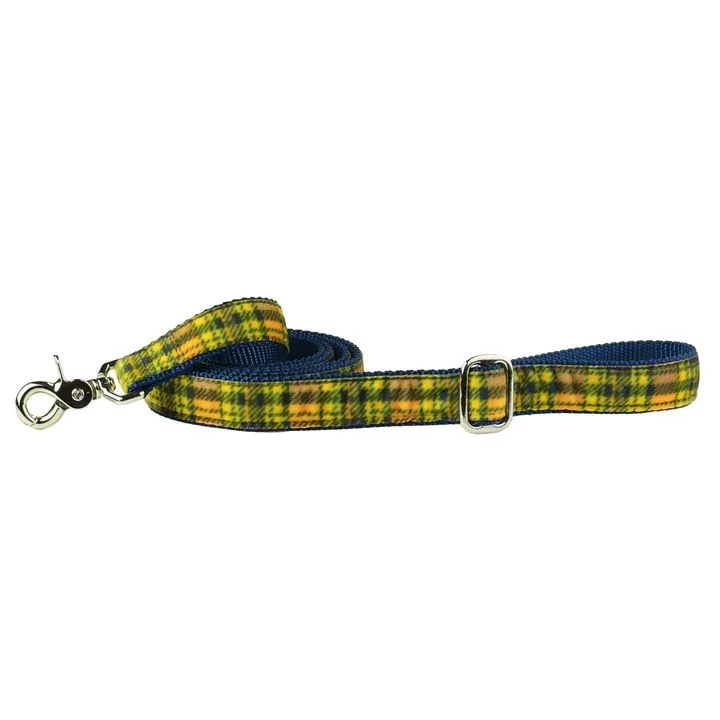 - Pet monitor with cameraSwiss Velvet Dog Leash Yellow Plaid