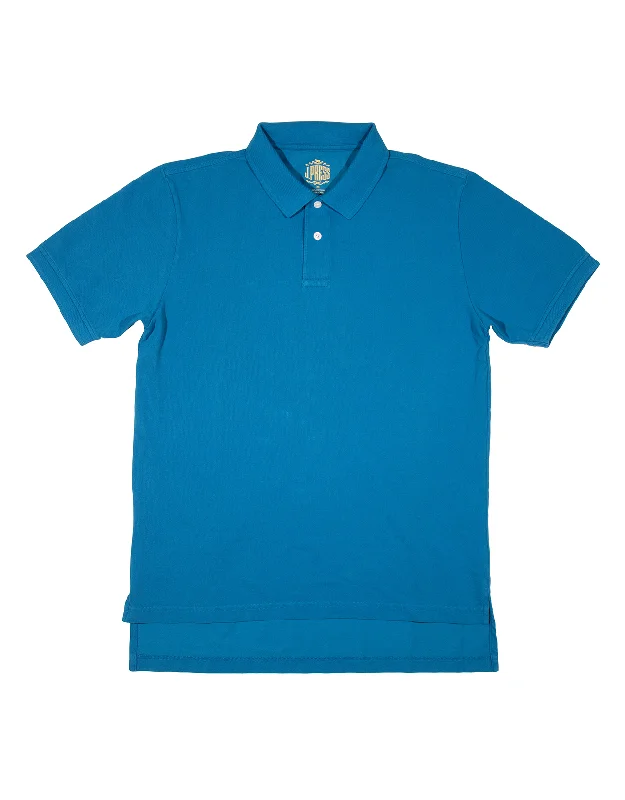 - Remote interactive pet feederSOLID PIQUE POLO - MEDIUM BLUE