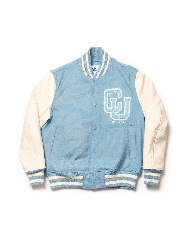 - Winter dog thick down jacketCOLUMBIA VARSITY JACKET - LIGHT BLUE