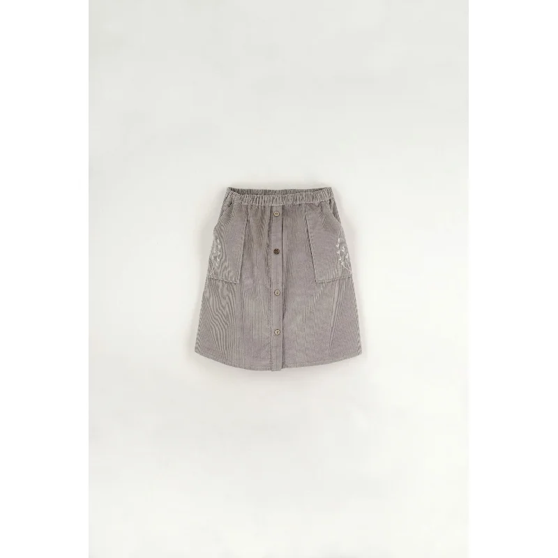 - Pet smart GPS locatorPopelin Taupe Embroidered Pocket Skirt