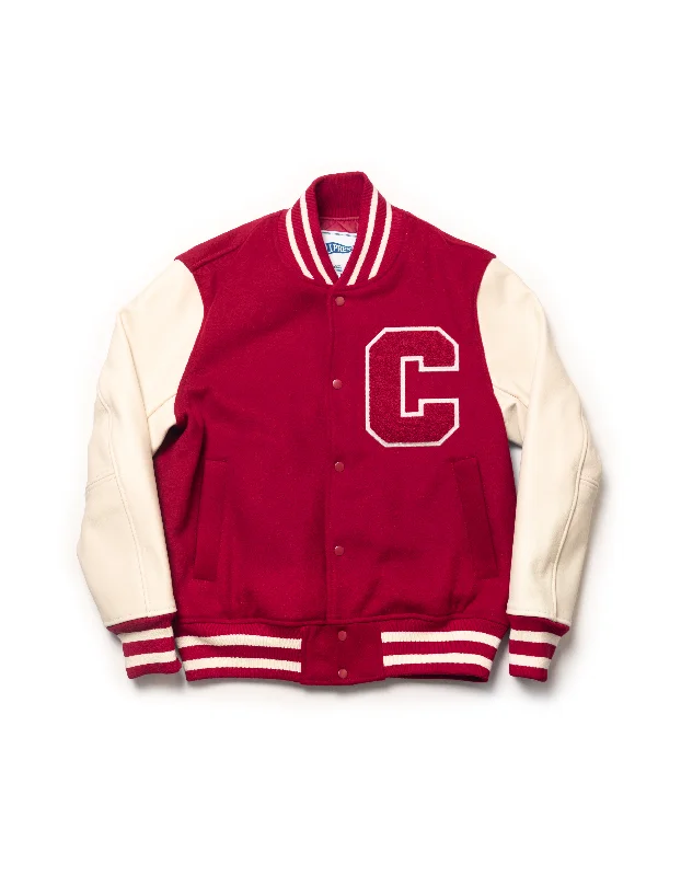 - Pregnant cat delivery room warming boxCORNELL VARSITY JACKET - RED
