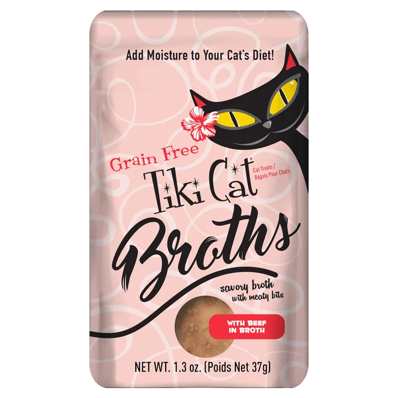 - Automatic induction pet water dispenserTiki Cat® with Beef in broth