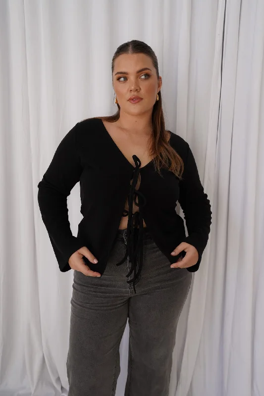 CARMEN TOP BLACK