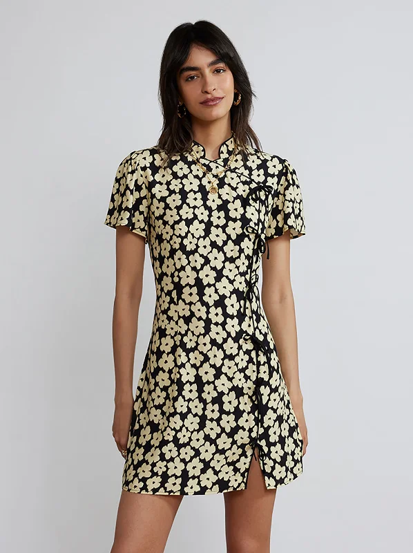 Harlow Blurred Floral Mini Dress